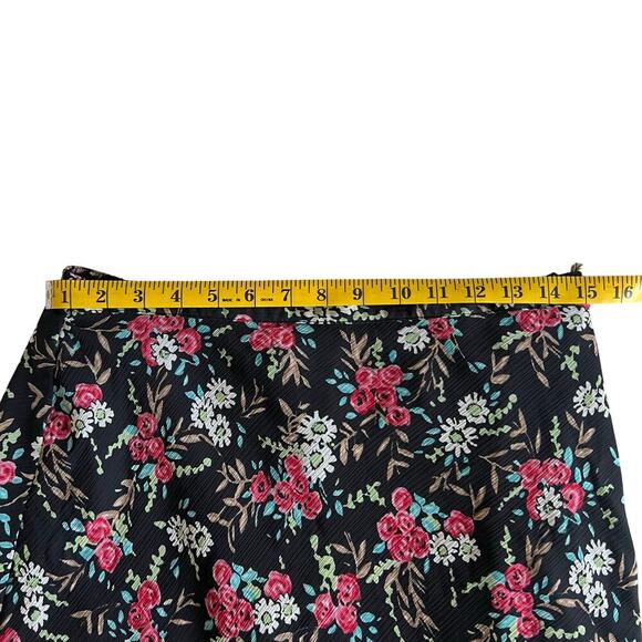 Jaclyn Smith Women’s Y2K Floral Midi Skirt Size Small 90s Ditsy Floral - Picture 5 of 6